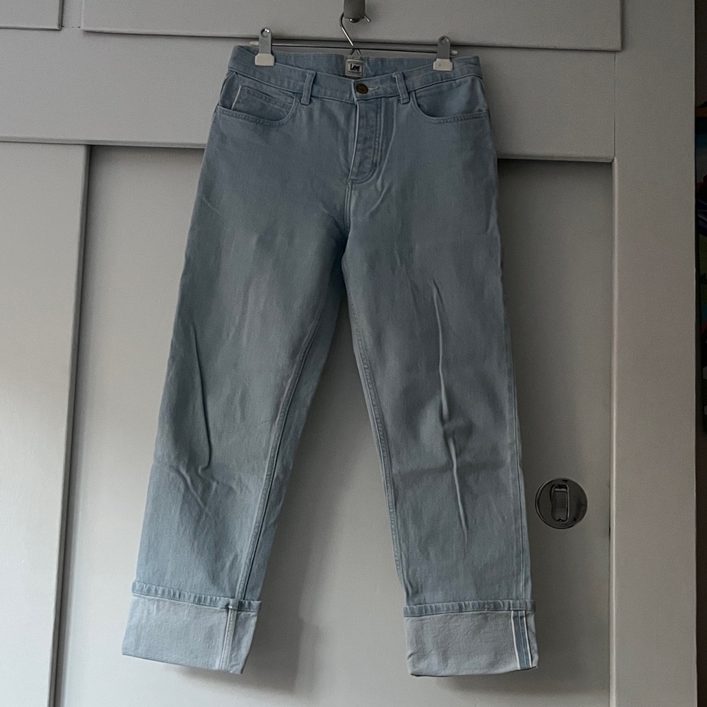 Lee Carol button fly selvedge jeans